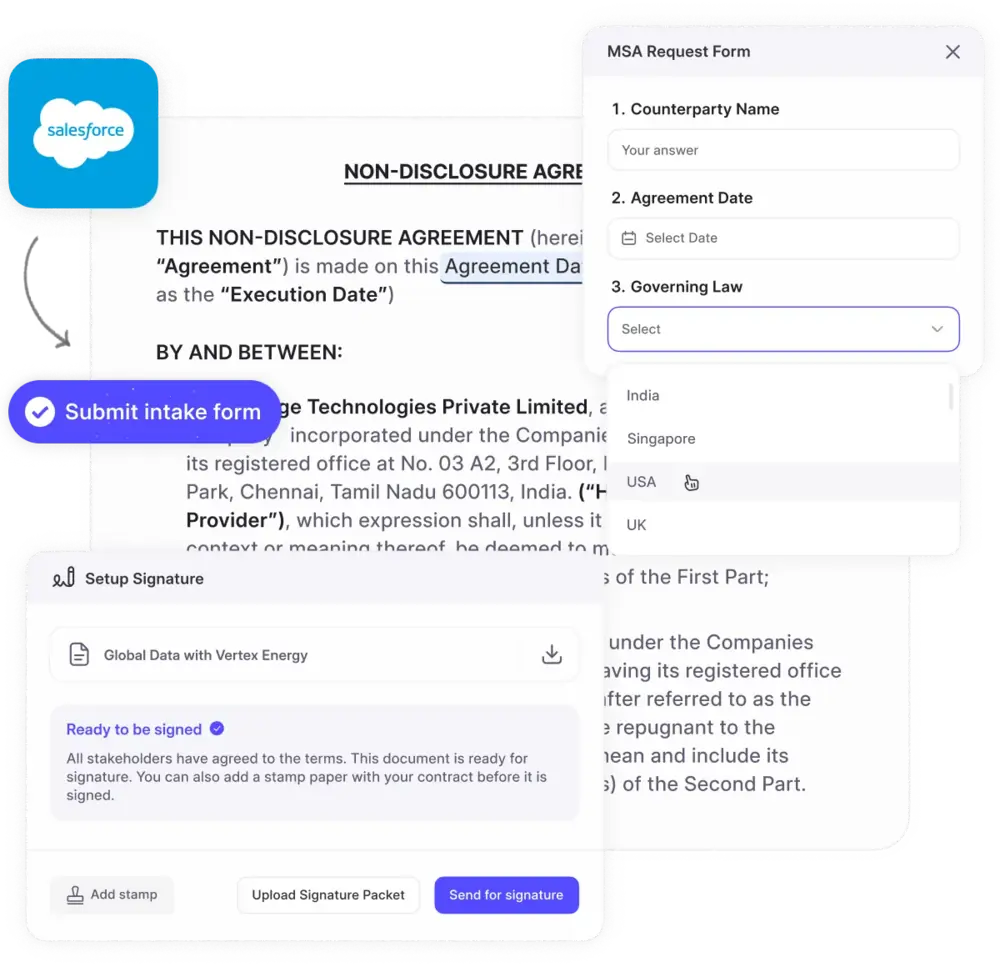Self-serve workflows Solution by HyperStart CLM