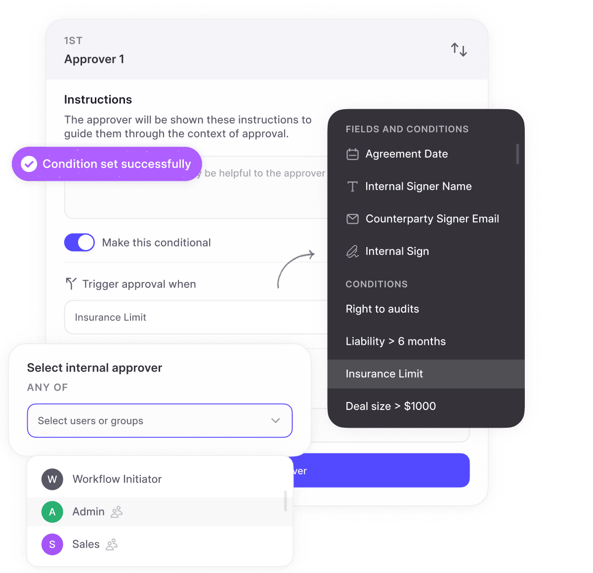 HyperStart contract search feature for finding agreements, clauses, and contract details